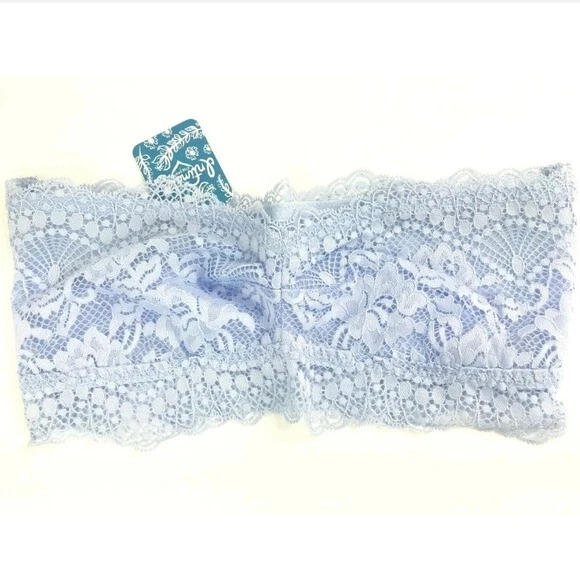 Intimately People Lacey Looks Bandeau Lace Bralette Bluemoon Quartz S