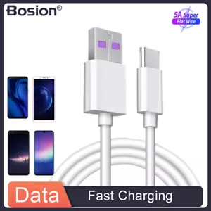 For Huawei Samsung Oppo BlackBerry Fast charger Type C Cable USB Data Charger - Picture 1 of 13