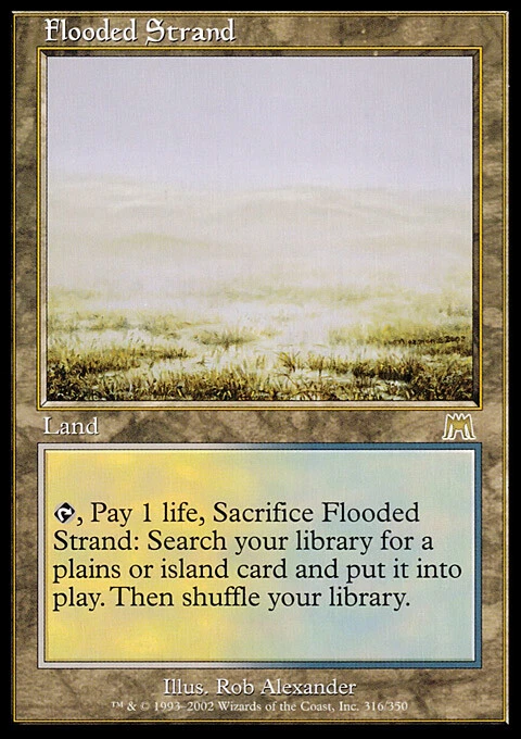 Flooded Strand X (1) Onslaught EX/NM - 4RCards - Image 1 of 1
