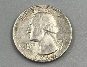 1964-D Silver Washington Memorial Quarter Average Circulated - Picture 1 of 2