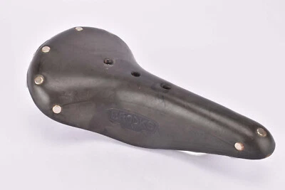 NOS black Brooks B5N Leather Saddle from 1967 - Image 1 of 4