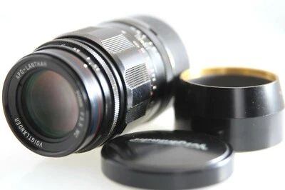Voigtlander APO-LANTHAR 90mm f/3.5 MC Telephoto L39 Mount Lens w Hood - Image 1 of 4