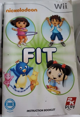 Nickelodeon Fit - Nintendo Wii Game and Manual Only (NO cover art) Game - Image 1 of 3