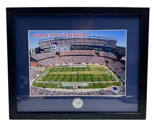 Gillette Stadium New England Patriots Highland Mint Coin and Photo 12'' x 15'' - Picture 1 of 7