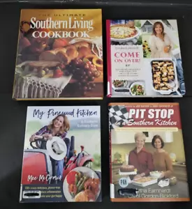 Southern Cooking Cookbooks 4 Book Lot Comfort Food Nascar Moms Earnhardt Gordon - Picture 1 of 16