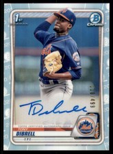 2020 Bowman Chrome Prospect Autographs Refractors #CPATD Tony Dibrell /499