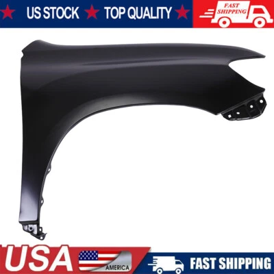 Front Right Fender For 2008-2010 Toyota Highlander Primed TO1241219 538010E040 - Image 1 of 4