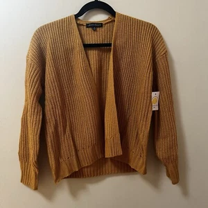 Love Ellie Yellow Gold Cardigan Sweater- Girls Medium- Stitch Fix Kids  - Picture 1 of 5