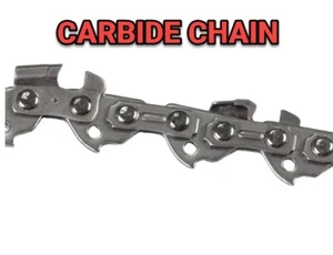 20" Carbide Chainsaw Chain 3/8 .050 72 DL fits many Husqvarna Jonsered & Stihl - Picture 1 of 3