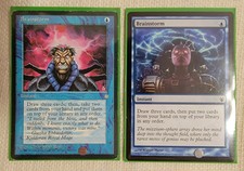 2x Brainstorm (Ice Age / Commander) MTG Magic the Gathering (NM/LP)