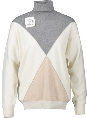 NEU! Peserico Damen Rollkragenpullover grau-mix Gr. 44 - Bild 1 von 4