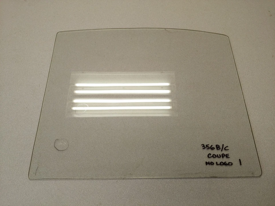 REPRODUCCIÓN USADA PORSCHE 356A 356B 356C CUPÉ PUERTA VENTANA CRISTAL SIN LOGO #1 Foto 1 de 4