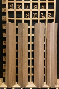 K7 Eichen Tischbeine Leimholz Kantholz abgerundet Massiv 90 x90 mm Länge: 70cm - Bild 1 von 2