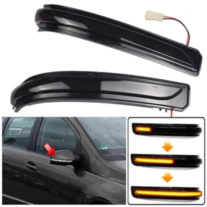 LED Rear Mirror Dynamic Turn Signal Light For Mercedes Benz A B Class W169 W245 - Foto 1 di 6