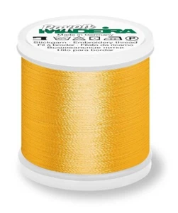 Madeira Rayon 40 machine embroidery thread 1000m spool color 1065 orange sunrise - Picture 1 of 1