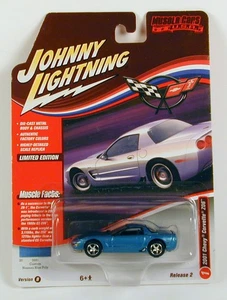 Johnny Lightning Muscle Cars 2001 Chevrolet Corvette Z06 blau - Bild 1 von 2