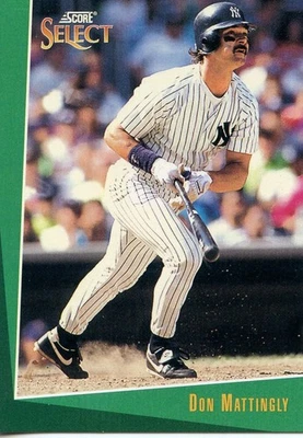 1992 Score Select Sample #24 Don Mattingly - Image 1 of 2