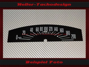 Speedometer Sticker for Buick Electra 225 1972 120 Mph to 200 Mph - Picture 1 of 3