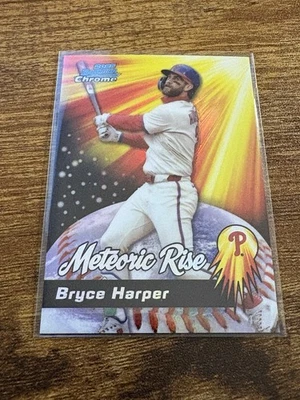 Bowman Chrome Bryce Harper Meteoric Rise 2025 #MR-14 Phillies Foto 1 de 2