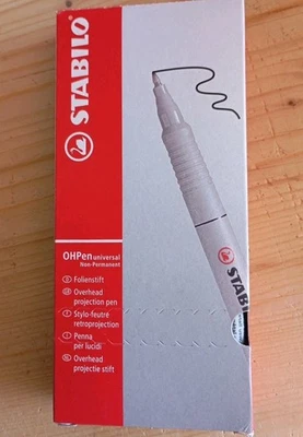  Stabilo Folienstift OHPen universal - wasserlöslich medium - 10er Pack - grün - Bild 1 von 2
