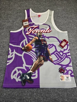 Tanque de jugador Mitchell & Ness Toronto Raptors Vince Carter malla sublimado M nuevo con etiquetas Foto 1 de 4