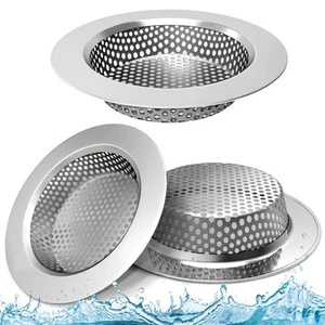 3PCS Kitchen Sink Drain Strainer, 4.4 Inch Stainless Steel Sink Drain Straine... - Picture 1 of 7