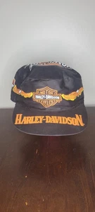 De colección H-D Harley Davidson Pintores Gorra Sombrero Banda Elástica Ajustable Raro Años 80’s - Imagen 1 de 8