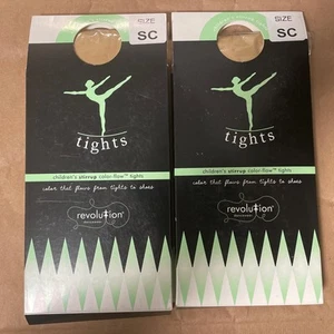 2 Medias Revolution Dancewear Niño Tostado Oscuro Estribo Color Flujo 1046 SA (A) - Imagen 1 de 4