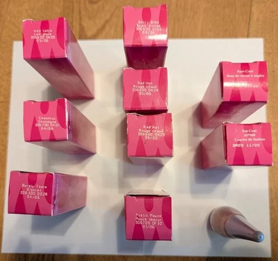 NOS 玫琳凯签名指甲油上衣和底部外套 ~ 您可选 ~ 已过期 — 第 1/4 张图片