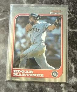 Bowman Chrome Refractor #34 1997 Edgar Martínez Mariners Salón de la fama - Imagen 1 de 2