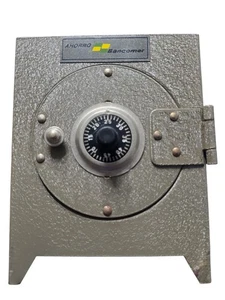 Vintage Bancomer “Ahorro” Metal Safe Coin Bank, Working Combination Dial, Mexico - Picture 1 of 20
