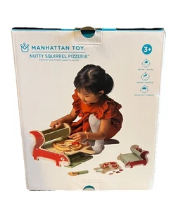 NUEVO juguete de madera para pizzería ardilla nuez Manhattan - Imagen 1 de 4