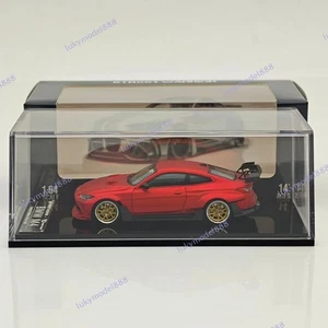1:64 SW BMW M4 G82 Sports Model Limited 499 rojo diecast modelo coche colección - Imagen 1 de 7