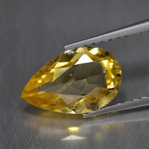 1,45ct Birne_Romantischer unbeheizter gelber Danburit loser Edelstein - Bild 1 von 1