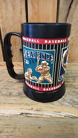 Vintage Seattle Mariners Travel Coffee Mug MLB Baseball Cover