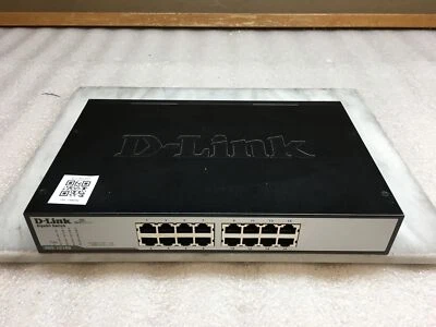 D-Link 16-Port Unmanaged Gigabit Ethernet Switch DGS-1016D - Image 1 of 4