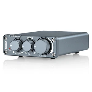 HiFi 2.0 Channel Digital Amplifier Mini Stereo Audio Speaker Power Amp 100W+100W - Picture 1 of 9