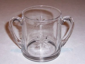 Vintage Zuckerdose Gewürzdose - ohne Deckel - Schnittblumenmuster - Boden geschliffen - Bild 1 von 1