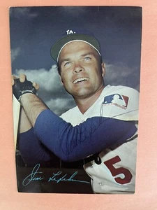 1971 Los Angeles Dodgers Jim Lefebvre ￼Autograph & Home Schedule. - Picture 1 of 2