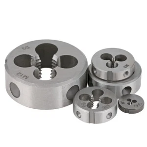Metric Alloy Steel Round Threading Dies Thread Die M1 M2 M3 M4 M5 M6 M8 M10-M20 - Picture 1 of 4