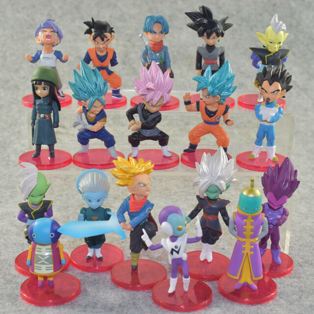 Bonecos dos personagens do desenho animado Dragon Ball