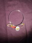 WONDER WOMAN Shiny Silver Charm Bangle New family-owned