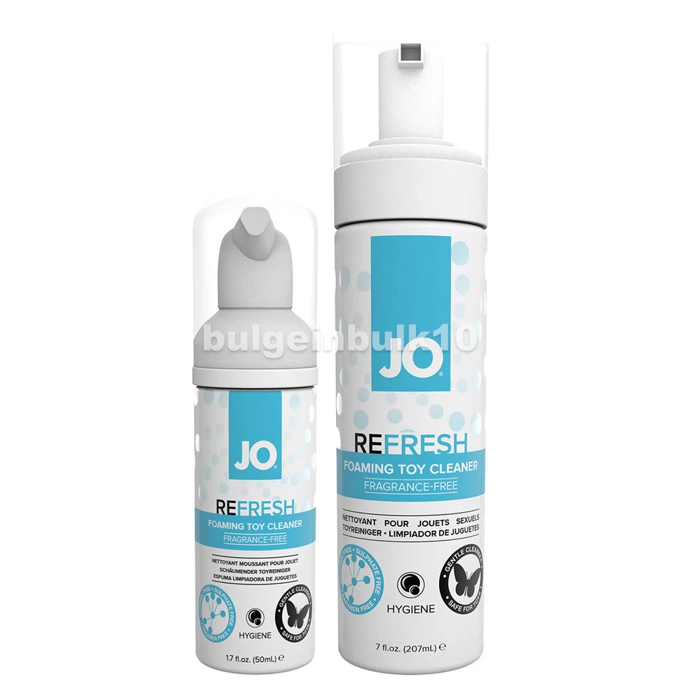 Limpiador de juguetes espumosos System JO Refresh lubricante higiénico sin fragancia Foto 1 de 1