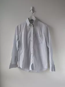 Acne Studios Shirt Size 34 AU 8 US 4 Light Blue Raw Edge Minimal Premium Swedish - Picture 1 of 9