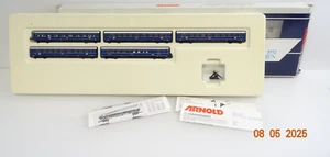 Arnold N 0174 Personenwagen-Set 5tlg. Blauer Enzian der DB in OVP JL605 - Bild 1 von 3