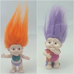 Grupo de DOS-2 Muñecas Troll-3"-Temática Bebé - Imagen 1 de 10
