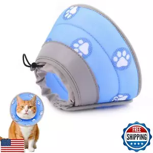 Cat Cone Collar Soft to Stop Licking After Surgery Cat Recovery Collar for Sm - Picture 1 of 5