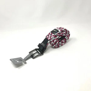 Nike G-Flex Golf Multi-Weave Woven Belt - Raspberry/Back/White - Gürtel Größe wählbar - Bild 1 von 6