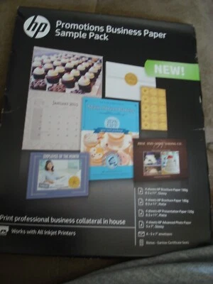 HP PROMOTIONS BUSINESS PAPER SAMPLE PACK - Image 1 of 2