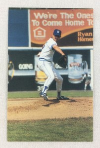 1986 Stan Clarke, Syracuse Chiefs TCMA Stars of the Future Color Postcard